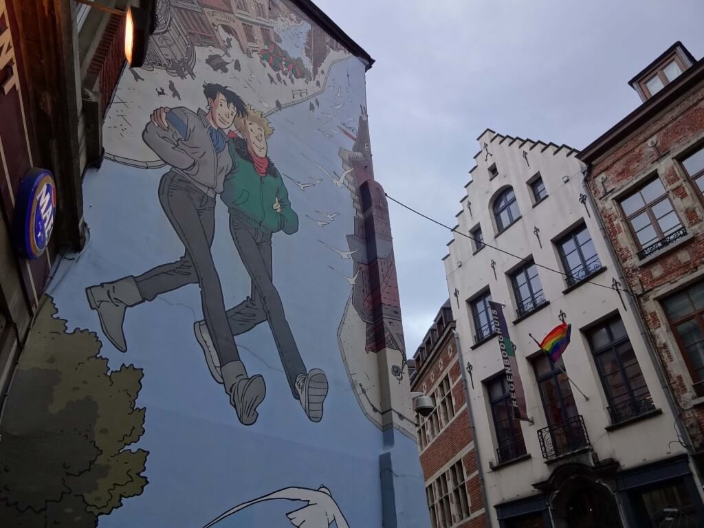 Street gay art Bruxelles