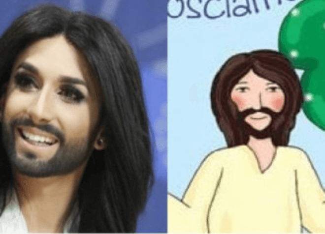 conchita wurst gesù catechismo