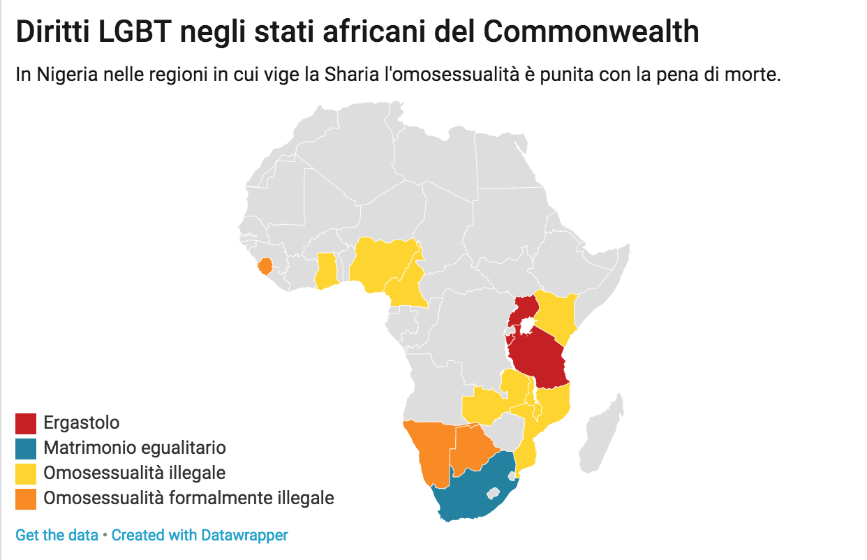 africa commonwealth diritti lgbt
