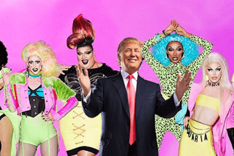 donald trump drag queen