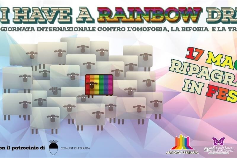 Ferrara, il 17 maggio tutta la città in piazza contro l’omofobia, la bifobia e la transfobia