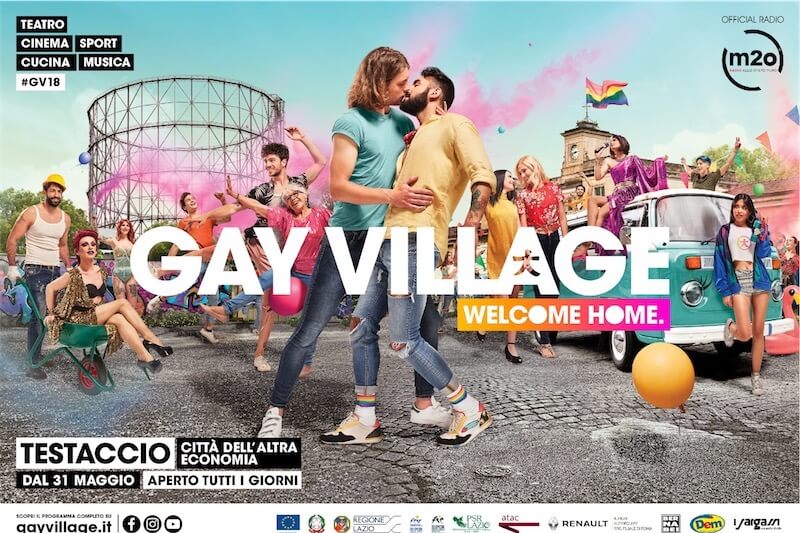 Gay Village 2018, la campagna pubblicitaria: ‘un bacio può essere rivoluzione’