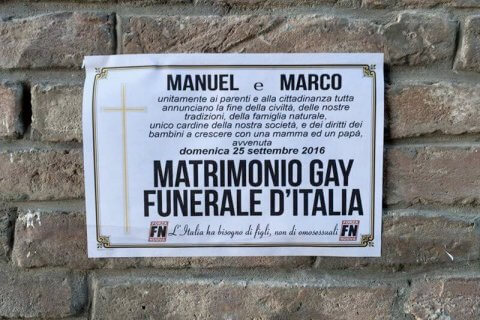 Processo per omofobia contro Forza Nuova, Arcigay Rimini ammessa come parte civile: prima volta in Italia - Scaled Image 58 - Gay.it