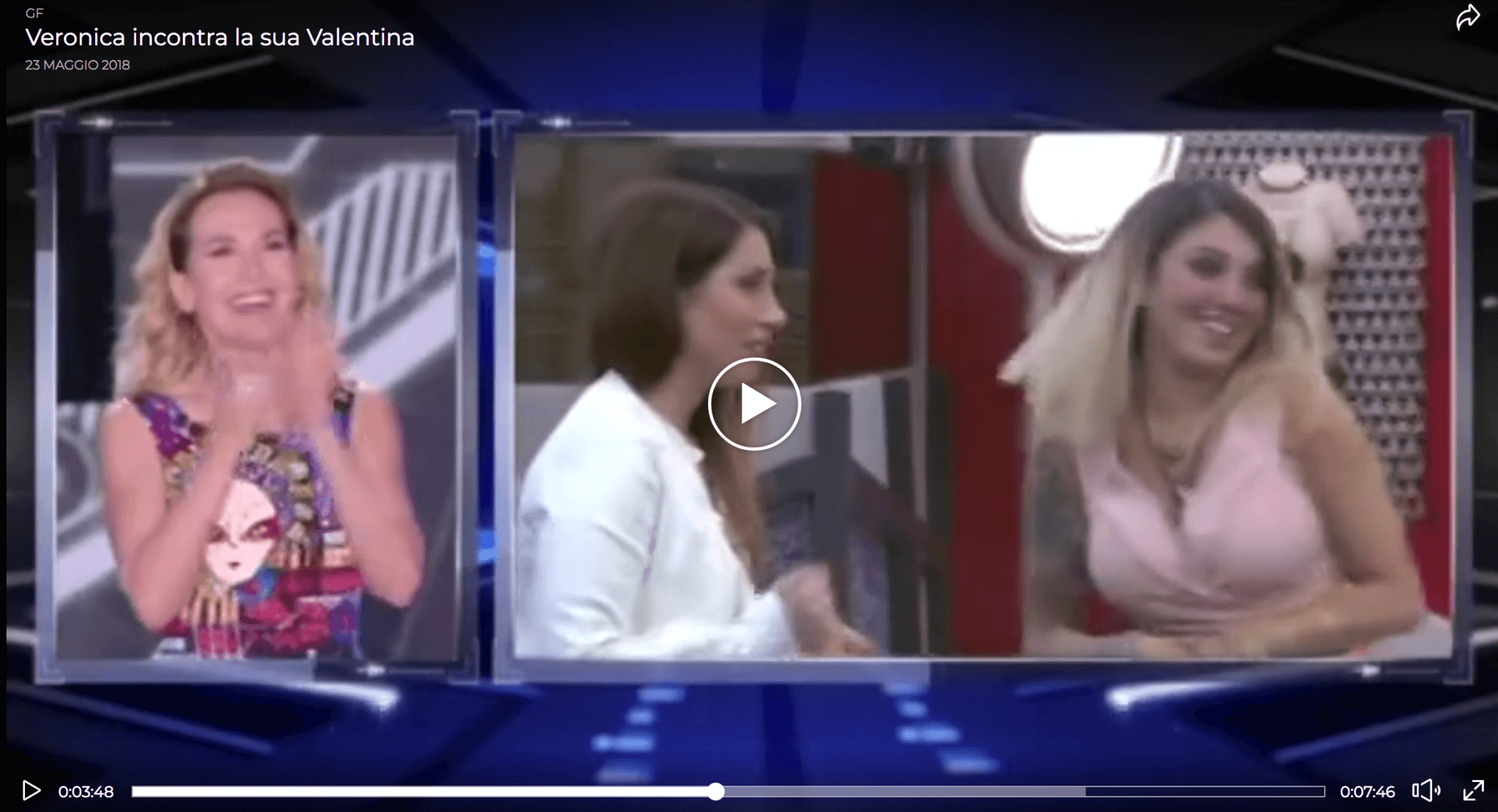 Grande Fratello 15, bacio in diretta tv tra Valentina Satti e l'amata Veronica - video - Schermata 2018 05 23 alle 15.38.45 - Gay.it