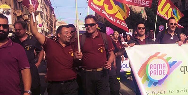 Roma Pride 2018, tornano a sfilare i Vigili del Fuoco – convenzione per pullman da tutta Italia