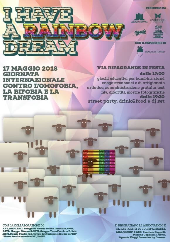 Ferrara, il 17 maggio tutta la città in piazza contro l'omofobia, la bifobia e la transfobia - have 2 1 - Gay.it