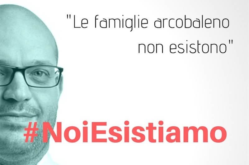 Tutti contro il Ministro Lorenzo Fontana: NOI ESISTIAMO
