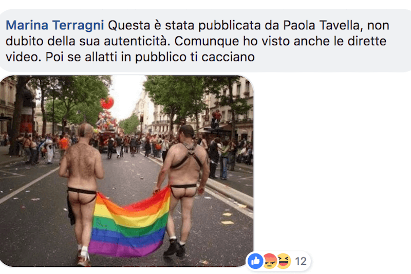 marina terragni pride fake news