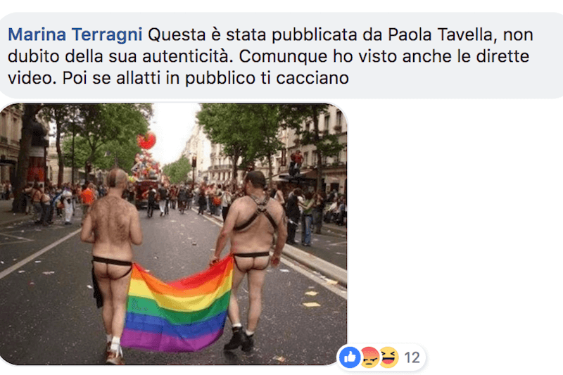 L’epic fail di Marina Terragni e la foto falsa del Pride di Roma: all’apice del grottesco