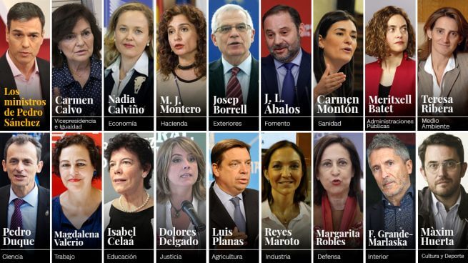 Spagna, undici donne e due gay dichiarati nel nuovo Governo socialista - ministros de pedro sanchez interior 1 - Gay.it