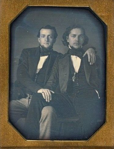 I ritratti delle coppie gay vintage dell'800 - gentleman 1850 - Gay.it