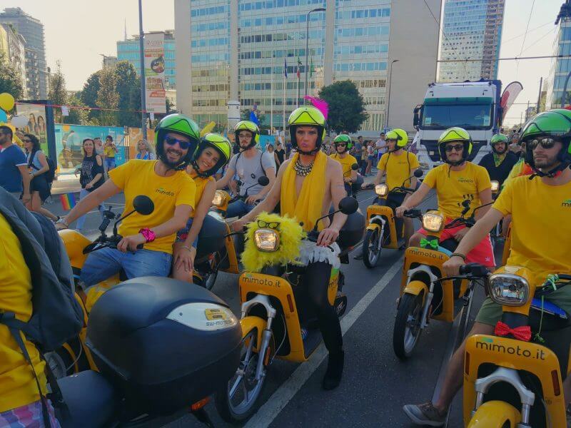 Diritti, ecologia e condivisione: al Pride di Milano con MiMoto