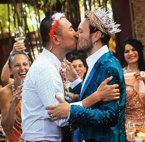 Milano, lo stilista Cruciani e l'attore Yang Shi: tre celebrazioni per l'unione civile - 3934965 yazel nagelo cruciani - Gay.it