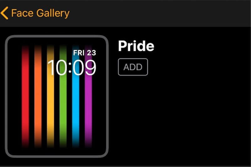 Apple Watch, in Russia hanno censurato il quadrante Pride - Apple Watchs Pride background - Gay.it