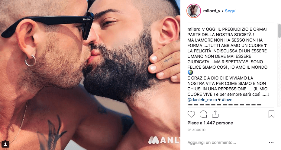 Amici di Maria De Filippi: Vito Conversano fa coming out e presenta il fidanzato - Schermata 2018 09 06 alle 11.29.59 - Gay.it