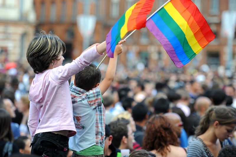 Lo studio dell’università di San Diego: l’1% dei bambini dice di essere gay o trans