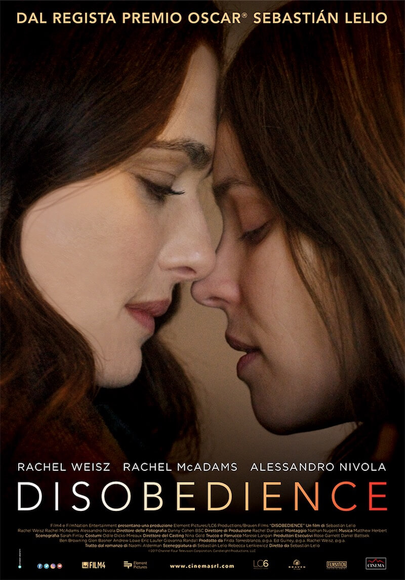 Disobedience, Rachel Weisz e Rachel McAdams innamorate nel nuovo film del premio Oscar Sebastián Lelio - Disobedience2 - Gay.it
