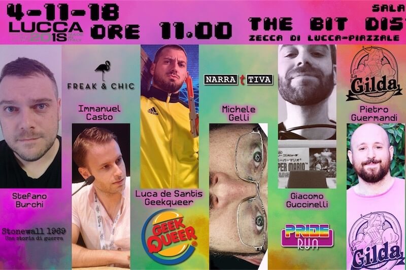 Lucca Comics & Games 2018, incontro sull’inclusione LGBT con “Orgia Ludica: Nessun* Esclus*”