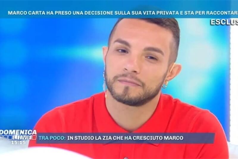 Marco Carta fa coming out in diretta tv: ‘sono gay e ho un fidanzato’ – video