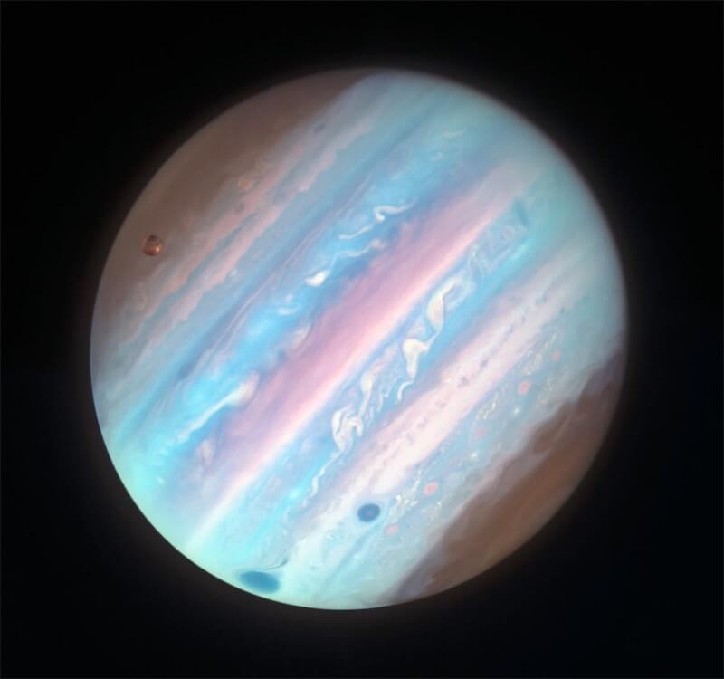Giove ha i colori della bandiera transgender in una nuova foto della NASA - giove trans - Gay.it