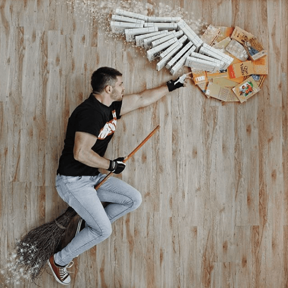 James Trevino e la sua libreria