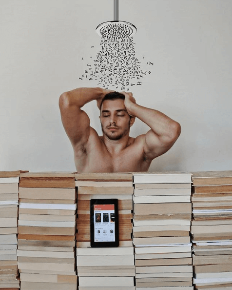 James Trevino e la sua libreria