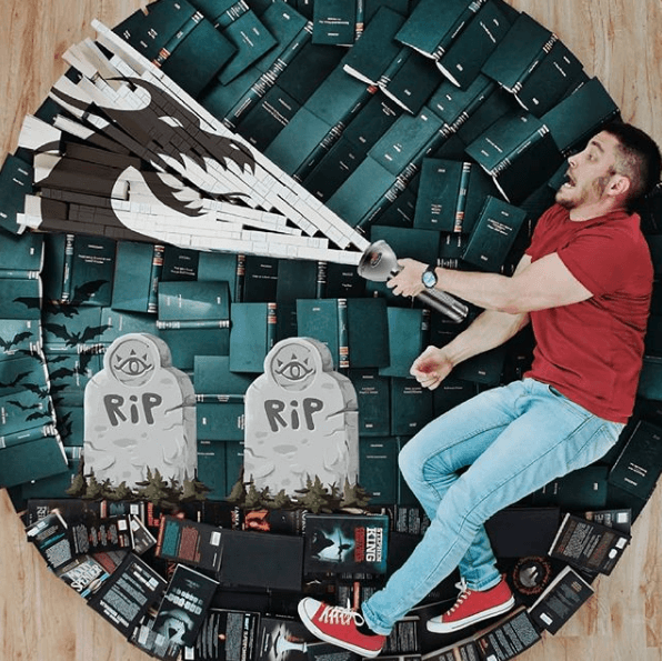 James Trevino e la sua libreria
