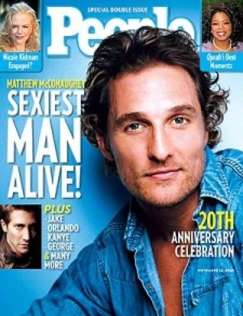 Sexiest Man Alive - Matthew McConaughey
