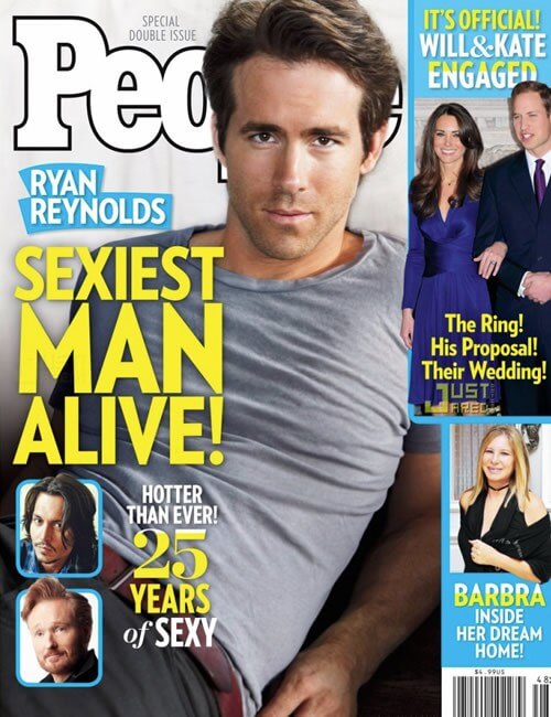 Sexiest Man Alive  - Ryan Reynolds