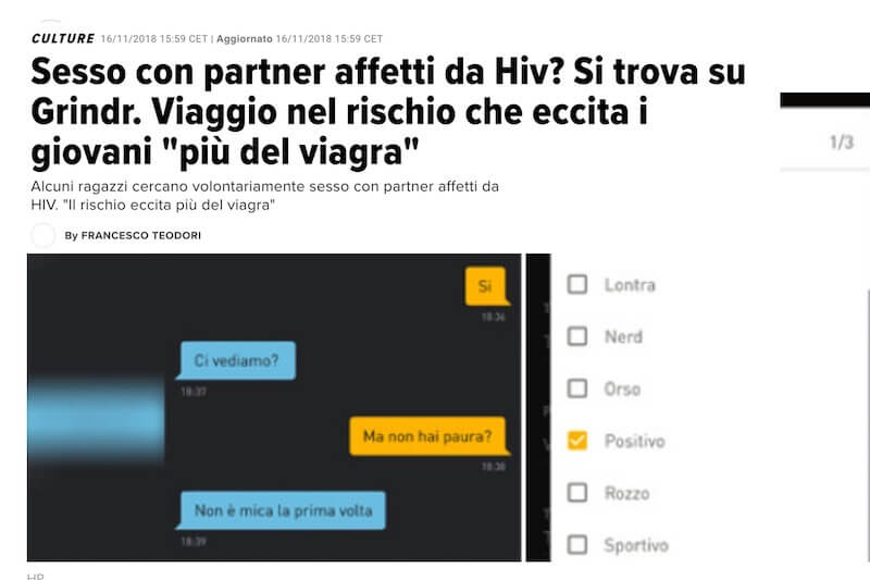 Arcigay all’attacco di Huff Post Italia: ‘ad oggi non si muore  di HIV, di stigma sì!’