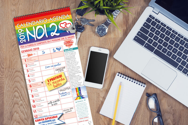 ‘Noi 2’: il calendario agenda del 2019 per tutte le coppie