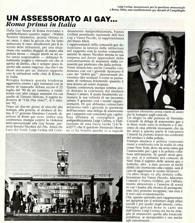 Storia LGBT: gli Anni '90 delle conquiste - cerina - Gay.it