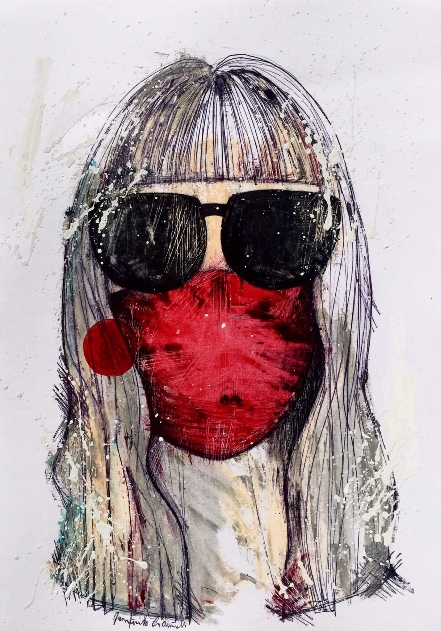 M¥SS Keta e Bowie in mostra tra i volti del queer artist Fortunato Ciannilli - IMG 5115 - Gay.it