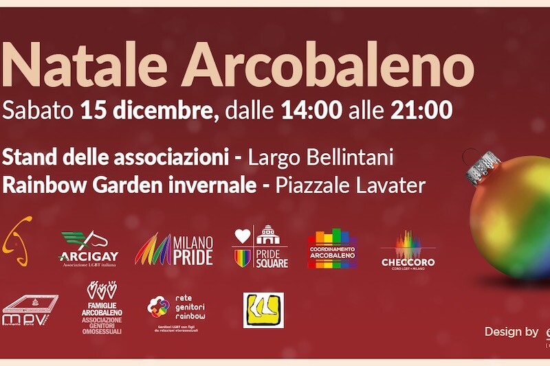 Natale Arcobaleno a Milano, una giornata di festa rainbow