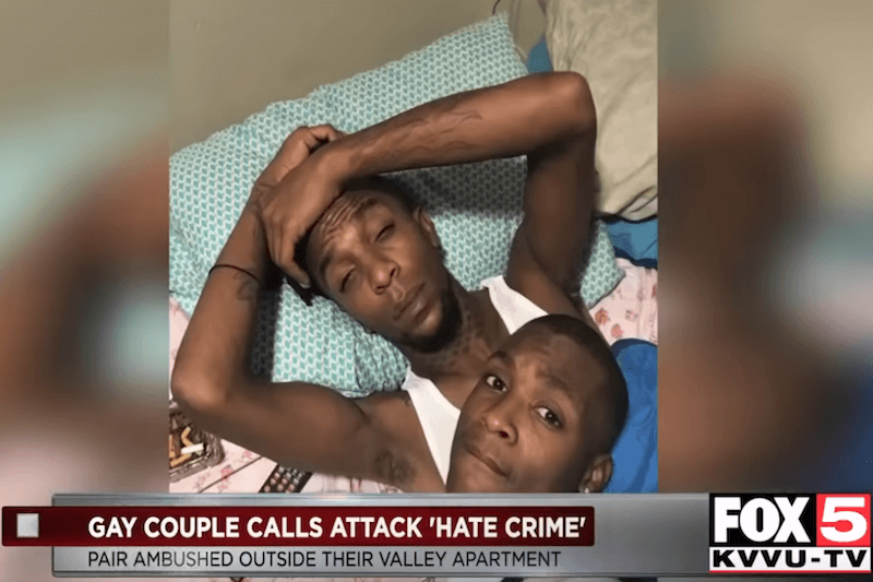 Coppia gay di Las Vegas picchiata davanti casa. Nessun vicino è intervenuto per difenderli