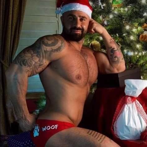 sesso gay con Babbo Natale