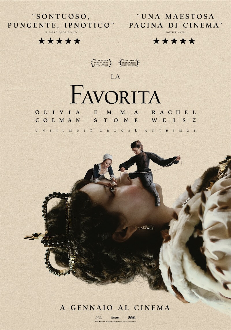 La Favorita di Yorgos Lanthimos, quando l'amore saffico sbarca a corte - il trailer italiano - La Favorita Poster - Gay.it