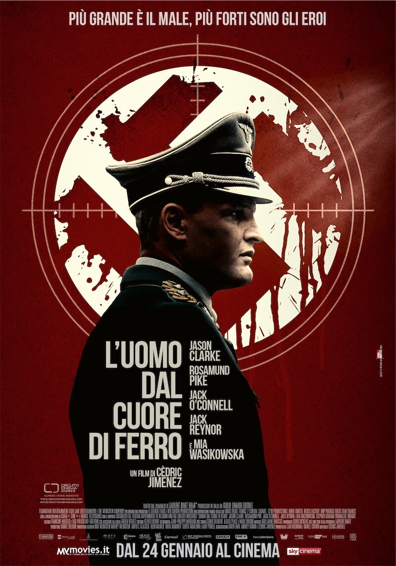 L'uomo dal cuore di ferro, trailer italiano del film sul gerarca nazista Reinhard Heydrich - Luomo dal cuore di ferro poster - Gay.it