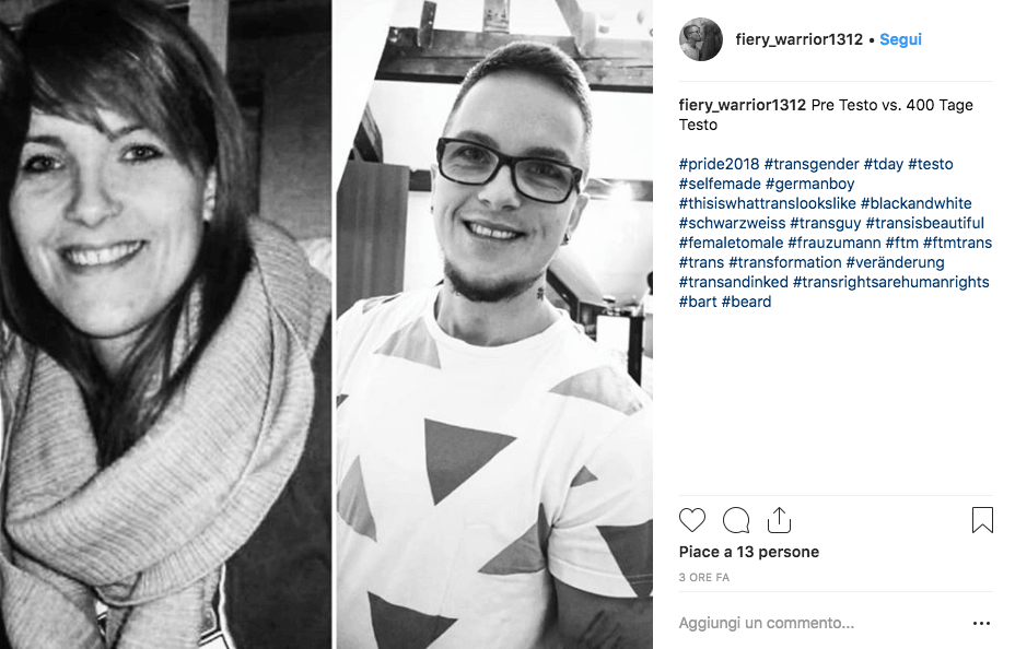La transizione delle persone trans con #10yearschallenge