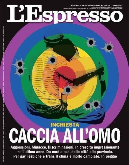 Italia 2019, il Paese dell'omofobia: l'Espresso lancia l'allarme - Italia 2019 il Paese dellomofobia - Gay.it