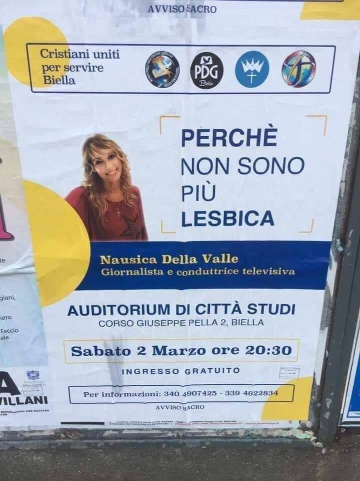 Nausicaa Della Valle: 'sono criminalizzata, c'è molta eterofobia, in molti sono usciti dall’omosessualità' - Nausica Della Valle 2 - Gay.it