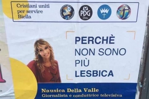 'Perché non sono più lesbica', l'incredibile manifesto con protagonista Nausica Della Valle - Nausica Della Valle - Gay.it