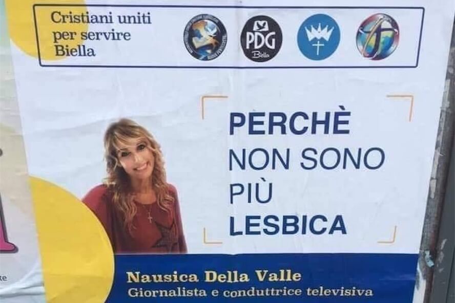 ‘Perché non sono più lesbica’, l’incredibile manifesto con protagonista Nausica Della Valle