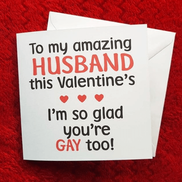 Il biglietto di San Valentino gay-friendly