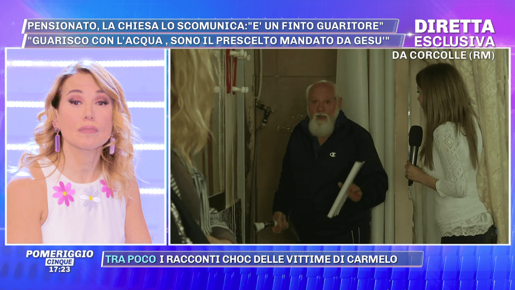 Barbara D’Urso vs. il “guaritore” di Corcolle: ‘mai più in trasmissione, i gay non sono malati’