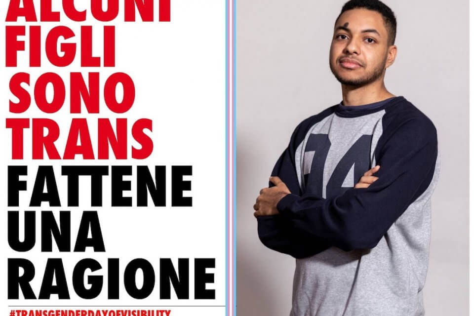 Transgender Day of Visibility, la campagna: ‘alcuni figli e genitori sono trans, fatevene una ragione’