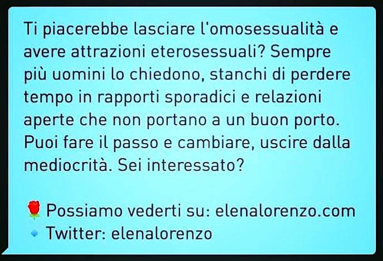 Ti piacerebbe lasciare l'omosessualità? Quando i gruppi omofobi arrivano da Grindr - grindr - Gay.it
