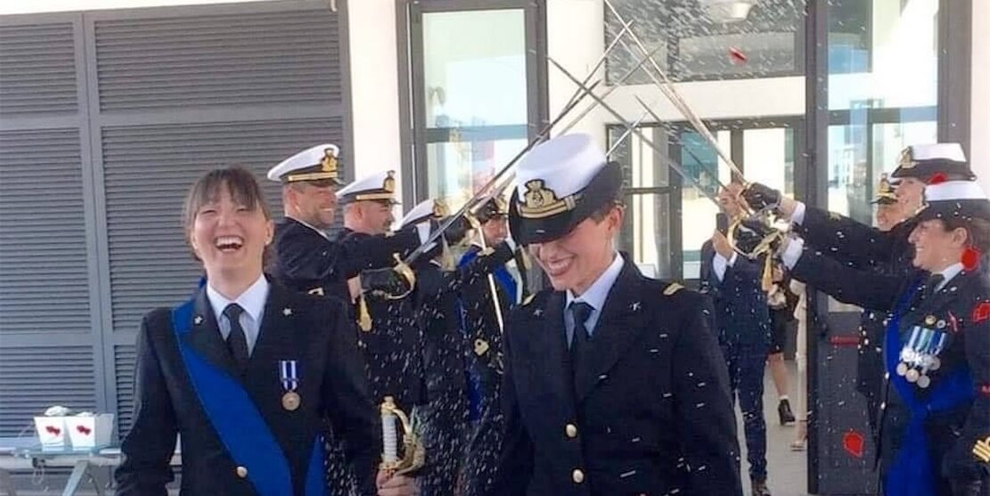 Marina Militare, Rosa Maria e Lorella unite civilmente in divisa