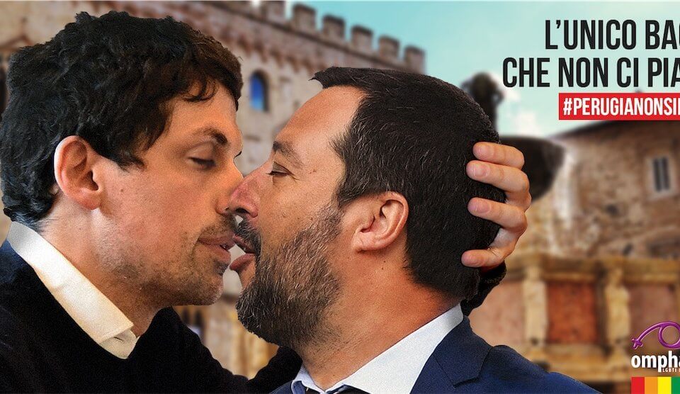 #PerugiaNonSiLega, campagna LGBT contro il sindaco uscente Andrea Romizi - Perugia non si Lega - Gay.it