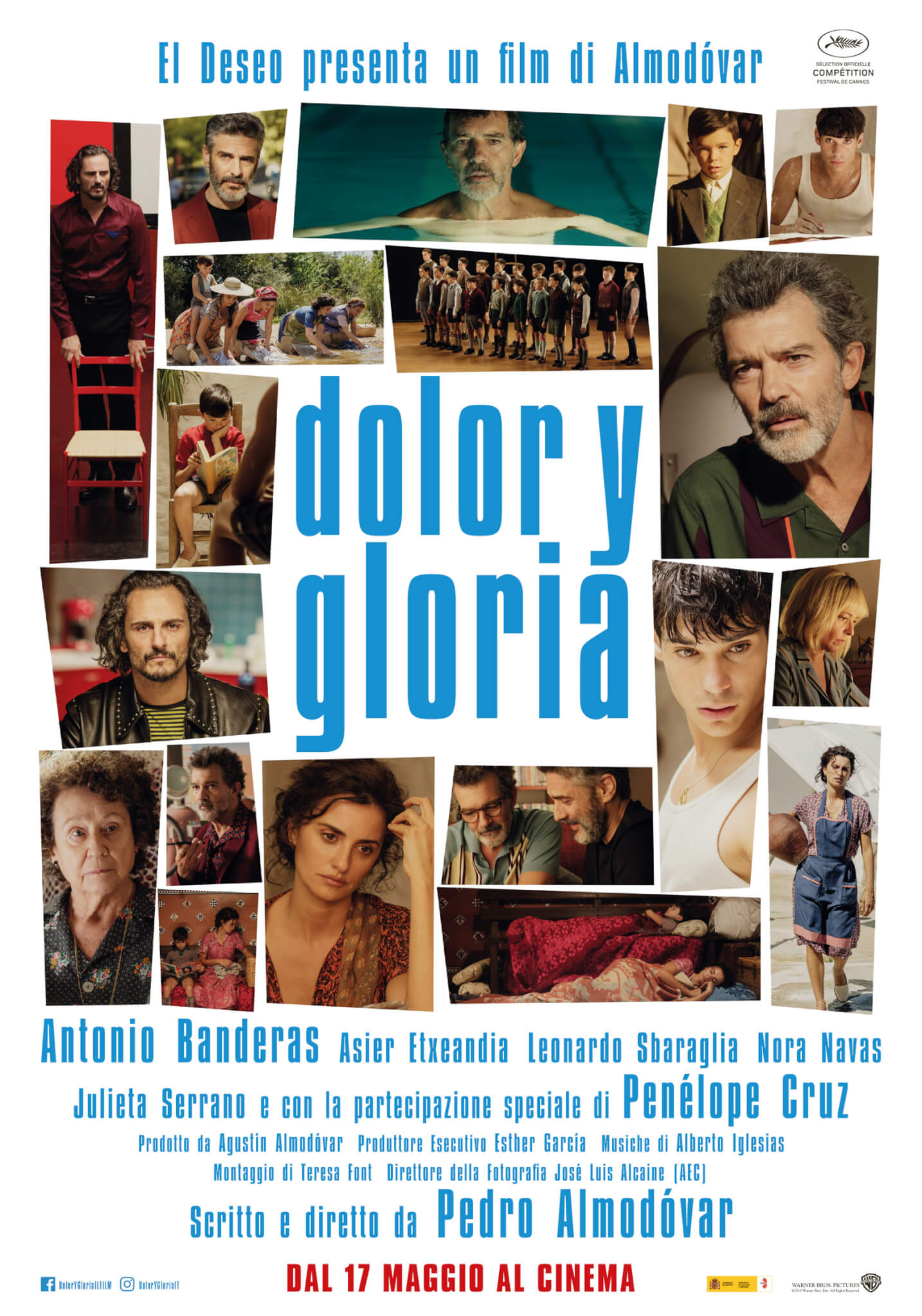 "Dolor y Gloria" di Pedro Almodóvar, poster ufficiale e nuovo trailer italiano - Poster Dolor Y Gloria1 - Gay.it
